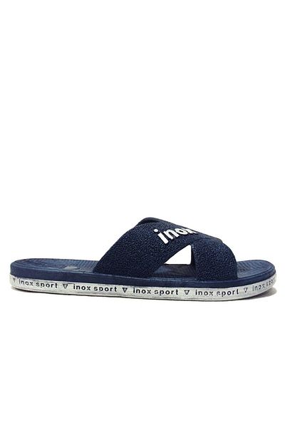 inox Navy Blue Non-Slip Sole Anatomical Comfort Slippers