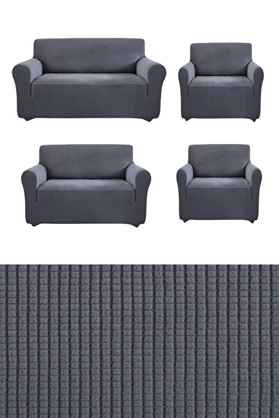 BASHTUGH TİCARET Yüksek Esnek Koltuk, Kanepe, Çekyat Örtüsü Lastikli, Pitikar...