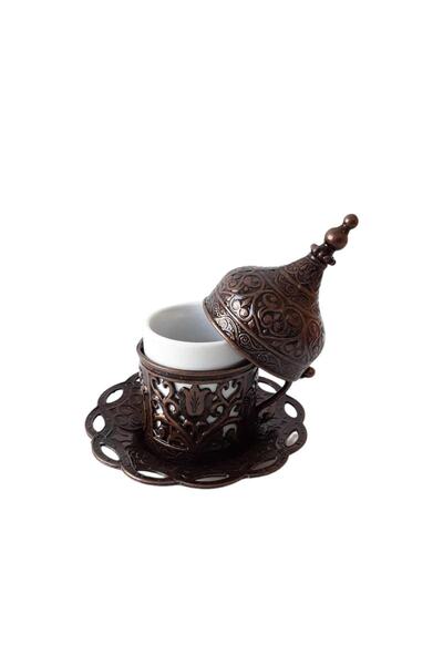 kapadokyahediyelik Turkish Coffee Cup, Double Cast Coffee Pot