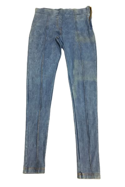 ENİMON Blue Jeans Look Cotton High Waist Leggings