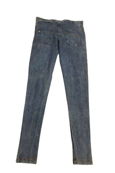 ENİMON Blue Jeans Look Cotton High Waist Leggings