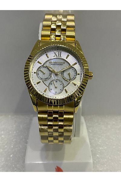 Navimarine Gold Multi Function Women's Wristwatch 36 Mm