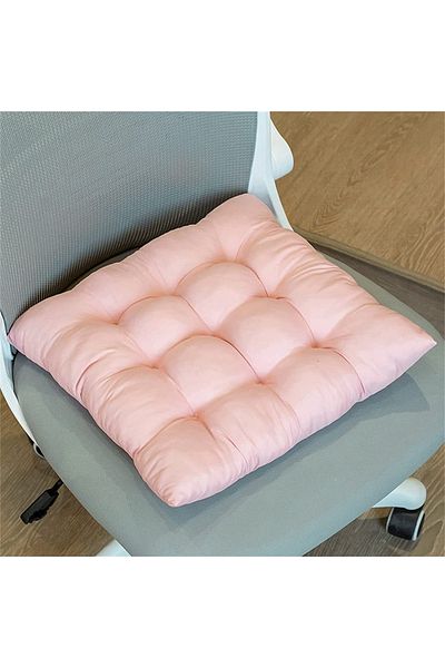 puffiber Special Button Patterned/square Chair Cushion/Soft Single