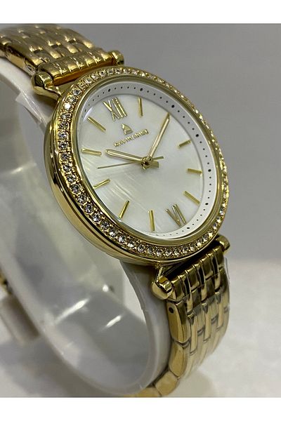 Navimarine Gold Pearl Dial 35 Mm Women's Wristwatch
