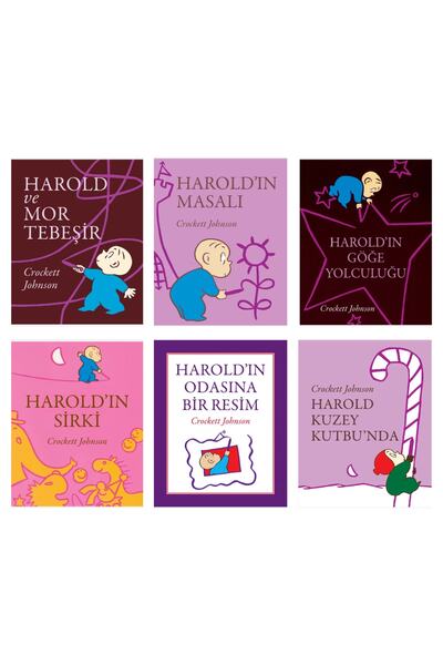TÜRKİYE İŞ BANKASI KÜLTÜR YAYINLARI Harold Ve Mor Tebeşir + Harold'ın Masalı + Harold'ın Göğe Yolculuğu + Harold'ın Sirki + Harold'ın Od