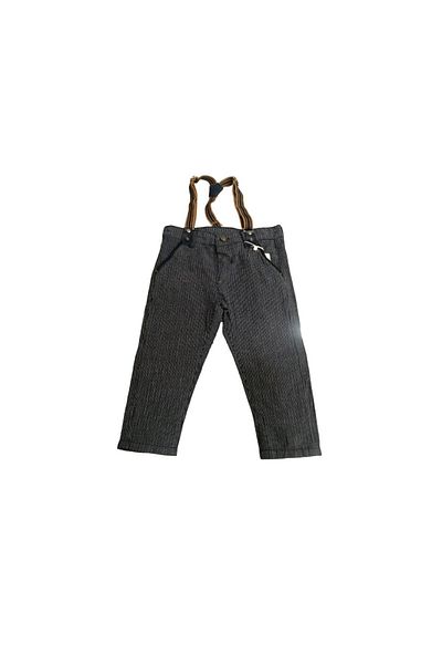 Çikoby Baby Boy Striped Strap Pants