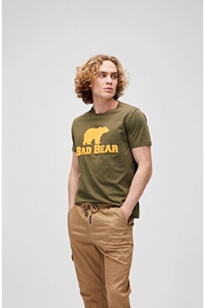 Bad Bear Men's T-shirt Khaki Mustard Tee