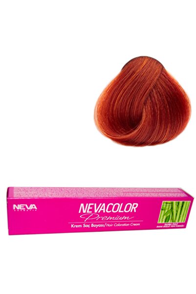 Neva Color Nevacolor Tüp Boya 7.44 Yoğun Bakır X 2 Adet + Sıvı Oksidan 2 Adet