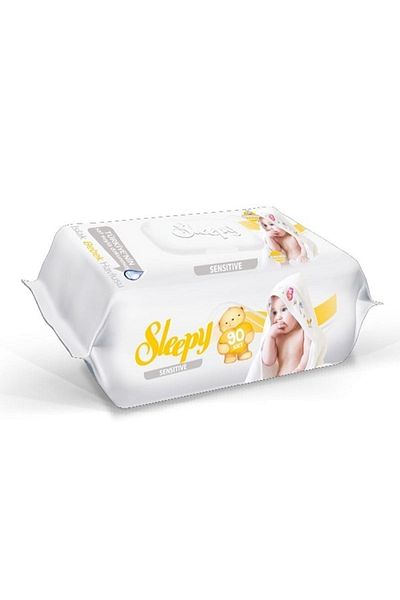 Sleepy Sensitive Wet Towels 90 Pieces x 6 Pack
