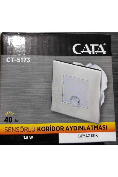 Cata Ct-5174 Round 1.5w White Light Sensor Corridor Luminaire