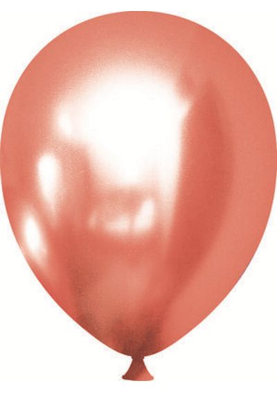 ELGALA 10 Helium Balloons - Chrome and Luxury Mirrored