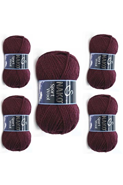 NAKO Ayzen Home Sport Wool El Örgü Ipi 100 Gr 5 Adet El Örgü Ipi