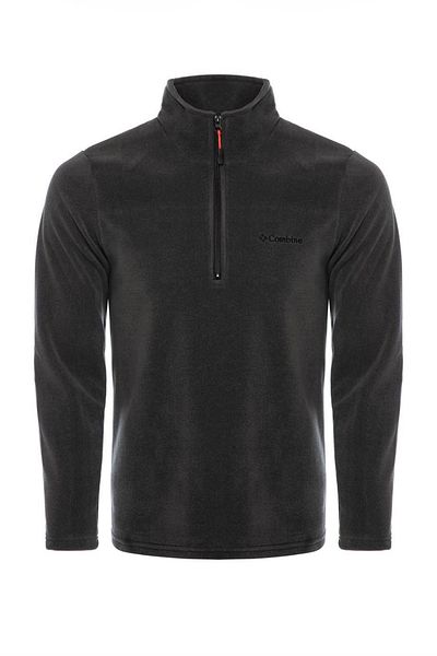 MAXIMILLIAN Ανδρικό Fleece Ανθρακί Χρώμα Μισό φερμουάρ γιακά Bato Fleece εξωτερικού χώρου