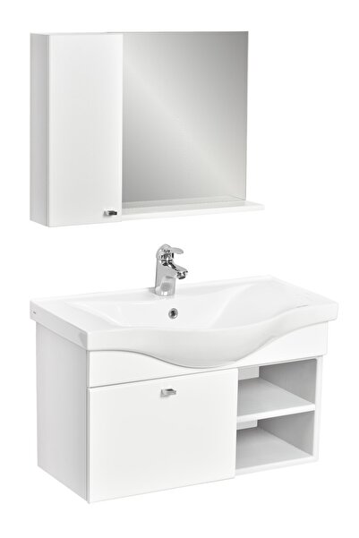 ARÇIN Pvc Kepez Eko 80cm Banyo Dolabı