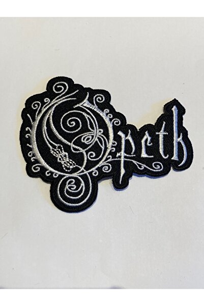 StüdyoÜmitTişört Opeth Logo Patch- Peç,arma,kot Yaması