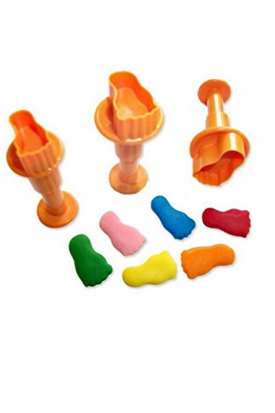 ELGALA Tiny Foot-Baby Foot Push-Push Set of 3