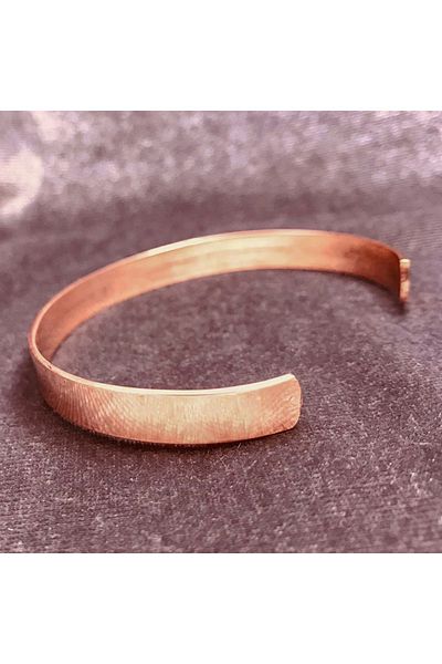 ajda's Plain Pure Copper Bracelet - Handcrafted