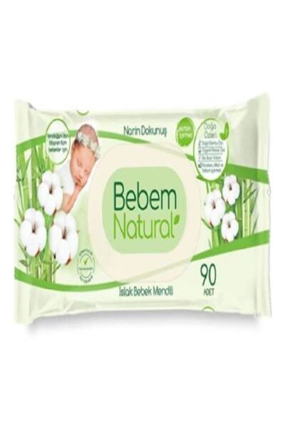 Bebem Natural مناديل مبللة طبيعية حساسة الملمس 90 ورقة 6 عبوات