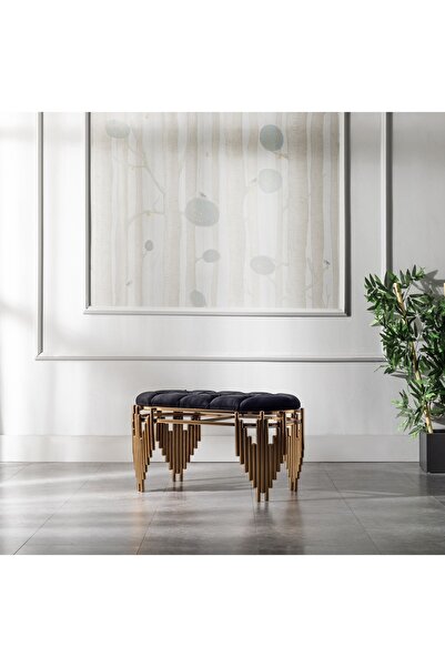 VOVOKO Gold Metal Puf Ultra Lak Kaplama Puf