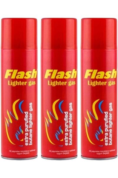 Flash 3 Adet270 ml Çakmak Gazi