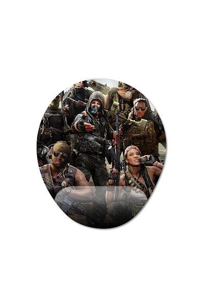 Pixxa نموذج لوحة الماوس بمساعدة المعصم من Call Of Duty: Warzone - 4 بيضاوي