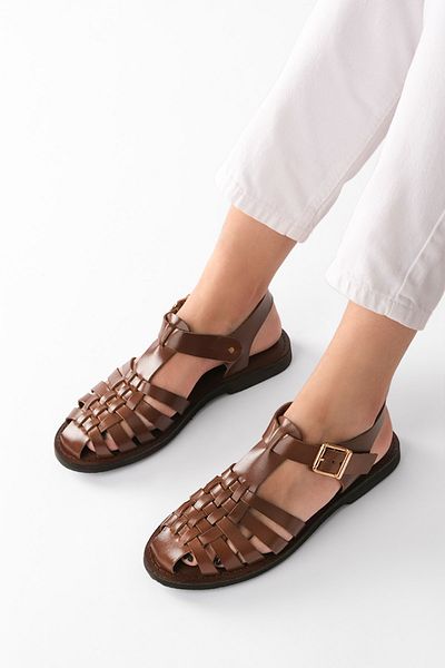 Marjin Sandalette - Braun - Flacher Absatz