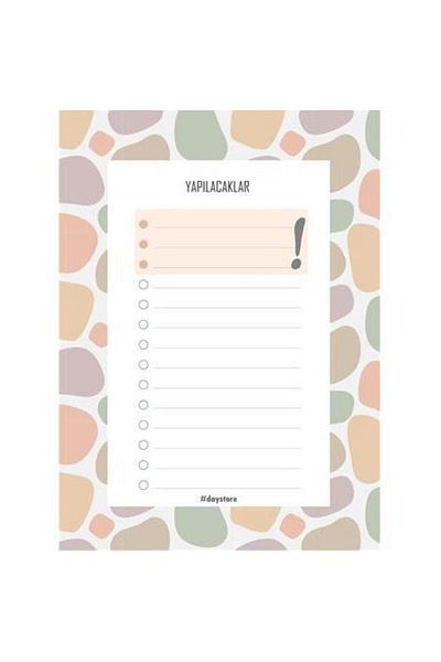 daystore ورق ملاحظات باستيل مقاس A5 (مذكرات لاصقة)