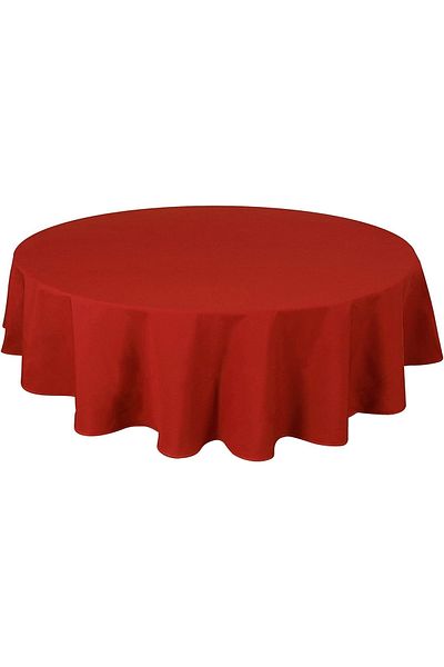 stay home Carefree Round Tablecloth