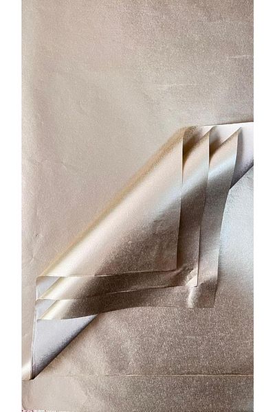 t tuğset etiket 50x70 Cm 10 Pieces Plush Paper - Gold Color - t360