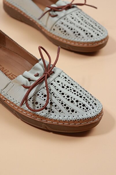 Venüs - 23197131 Bej Renk Hakiki Deri Kadın Ayakkabı