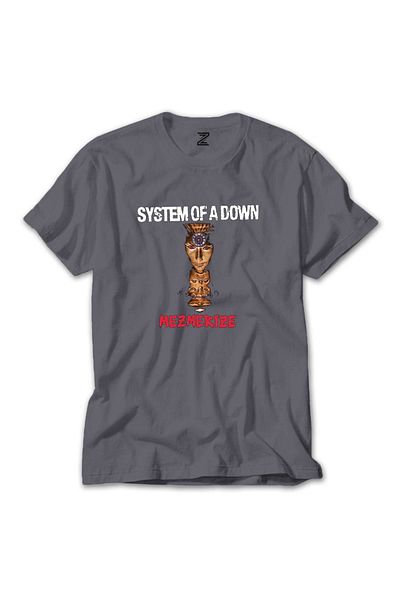 Z zepplin System Of A Down Mezmerized Grey T-Shirt