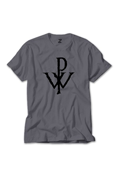 Z zepplin Логотип Powerwolf Сірий футболка