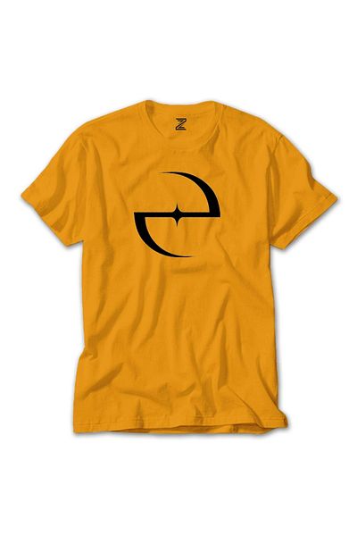 Z zepplin Κίτρινο T-shirt με κλασικό λογότυπο Evanescence
