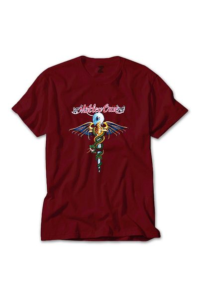 Z zepplin Mötley Crüe Dr. Feelgood Red T-Shirt