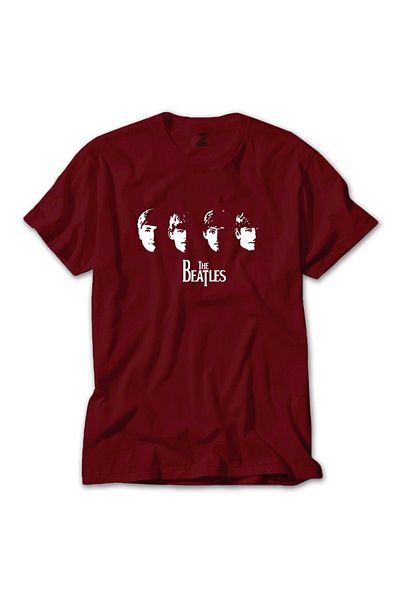 Z zepplin Οι Beatles συναντούν τους Beatles! Κόκκινο T-Shirt