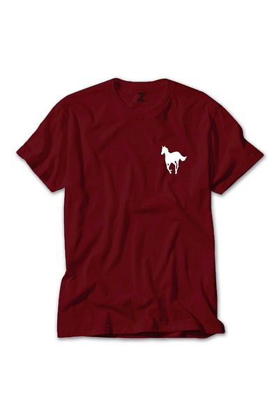 Z zepplin Κόκκινο T-shirt με λογότυπο Deftones White Pony