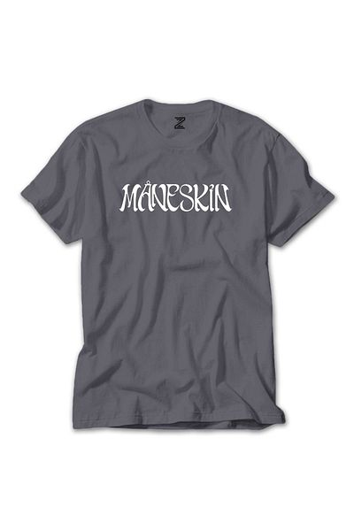 Z zepplin Γκρι μπλουζάκι Maneskin Text