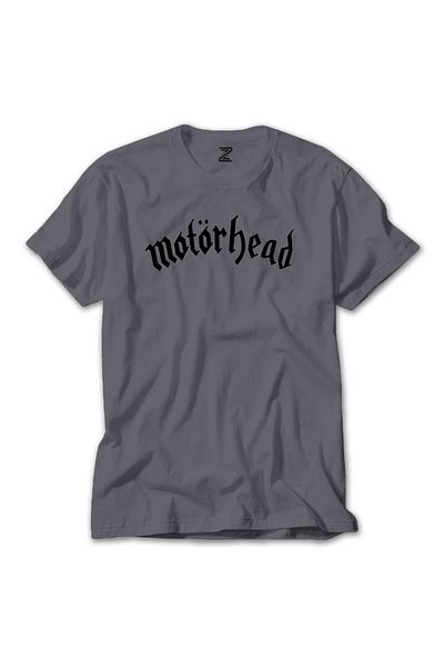 Z zepplin Κείμενο λογότυπου Moto?rtead Λευκό γκρι μπλουζάκι