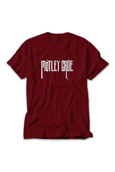 Z zepplin Κόκκινο T-shirt με λογότυπο Mötley Crüe