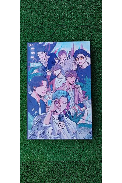 TEKNOLAST Bts Gurubu Tasarımlı Çizgili Lastikli Defter