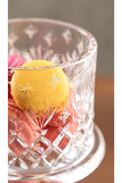 Jenisa Handmade Star Cage Model Standing Presentation Holder 10x31 Cm