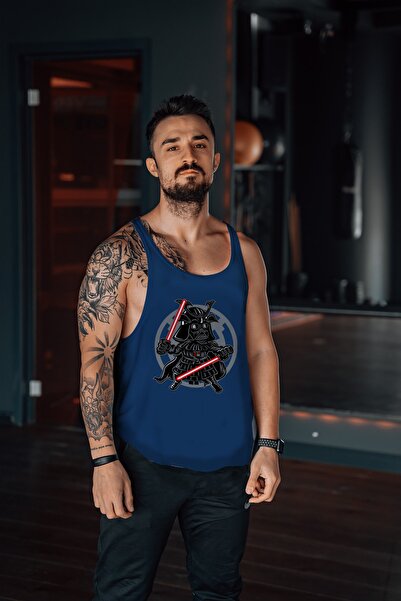 Freeyez Darkside Samurai Gym Fitness Tank Top Sporcu Atleti
