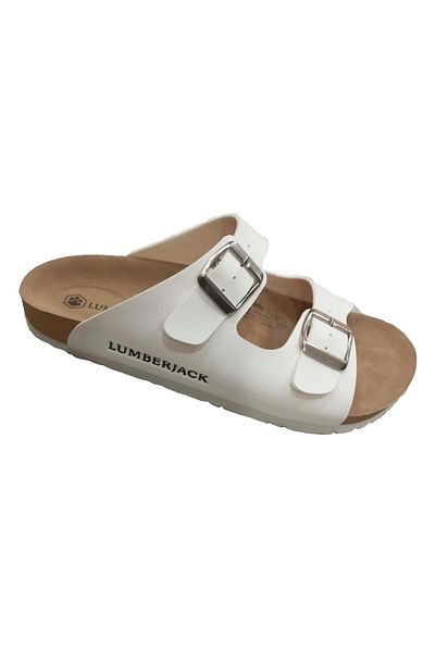 lumberjack 894364   Mendy 2fx Cork Slippers Byn - White - 39 - St04543-white-39