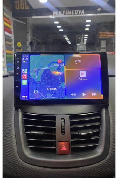 HİFİAUDİO Peugeot 207 Carplay Android Multimedya 4 Gb Ram 64 Gb Hafıza