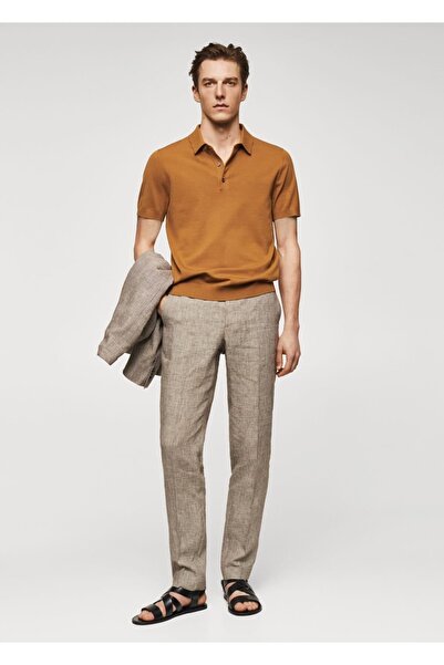 MANGO Man Поло тонкого плетіння Tisort