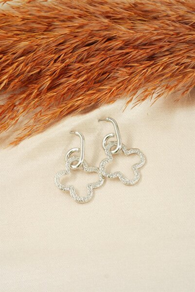 By Zeyna Aksesuar أقراط كلوفر موديل - نسائية، تصميم خاص، متدلية