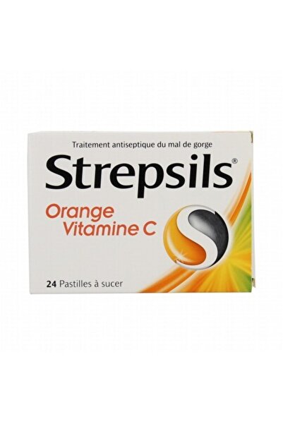 STREPSİLS C Vitaminli Portakal Aromalı 24 Pastil