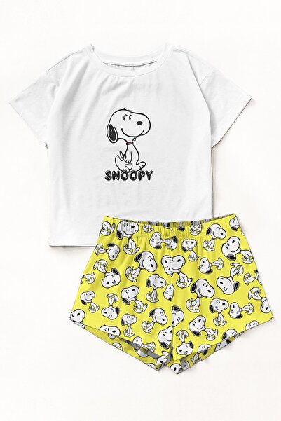 PEMBİŞ HOMEWEAR Σετ σορτς Zezex Snoopy 2 Super Soft