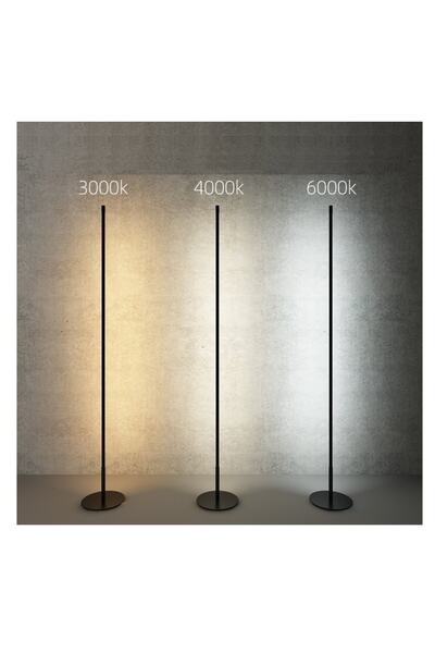 ÖZER LİGHT Dekoratif Köşe Led Lambader Ayaklı Led Işık Lambader
