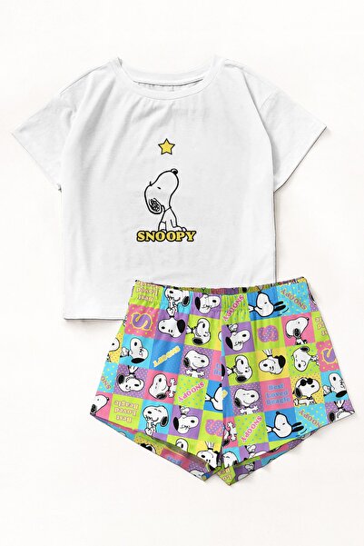 PEMBİŞ HOMEWEAR Zezex Snoopy 4 Supersoft Shorts Kit